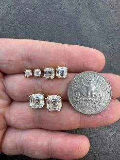Real Iced Moissanite Stud Earrings Asscher Cut 14k Gold Over 925 Silver 4mm-8mm 25 Real Iced Moissanite Stud Earrings Asscher Cut 14k Gold Over 925 Silver 4mm-8mm -Harlem Bling Shop harlembling real iced moissanite stud earrings asscher cut 14k gold over 925 silver 4mm 8mm 87375.1680291902