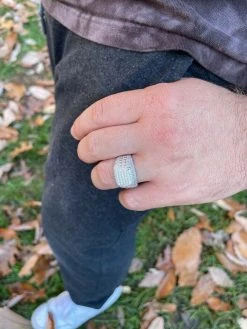 Real Mens Hip Hop Iced 2ct MOISSANITE Ring 925 Silver - Pass Diamond Test W. GRA 18 Real Mens Hip Hop Iced 2ct MOISSANITE Ring 925 Silver - Pass Diamond Test W. GRA -Harlem Bling Shop harlembling real mens hip hop iced 2ct moissanite ring 925 silver pass diamond test w gra 12754.1664356214