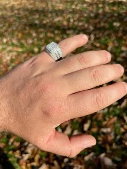 Real Mens Hip Hop Iced 2ct MOISSANITE Ring 925 Silver - Pass Diamond Test W. GRA 17 Real Mens Hip Hop Iced 2ct MOISSANITE Ring 925 Silver - Pass Diamond Test W. GRA -Harlem Bling Shop harlembling real mens hip hop iced 2ct moissanite ring 925 silver pass diamond test w gra 29452.1664363065