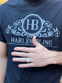 Real Mens Hip Hop Iced 2ct MOISSANITE Ring 925 Silver - Pass Diamond Test W. GRA 21 Real Mens Hip Hop Iced 2ct MOISSANITE Ring 925 Silver - Pass Diamond Test W. GRA -Harlem Bling Shop harlembling real mens hip hop iced 2ct moissanite ring 925 silver pass diamond test w gra 59943.1664358752