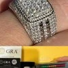 Real Mens Hip Hop Iced 2ct MOISSANITE Ring 925 Silver - Pass Diamond Test W. GRA 2 Real Mens Hip Hop Iced 2ct MOISSANITE Ring 925 Silver - Pass Diamond Test W. GRA -Harlem Bling Shop harlembling real mens hip hop iced 2ct moissanite ring 925 silver pass diamond test w gra 89120.1664362564
