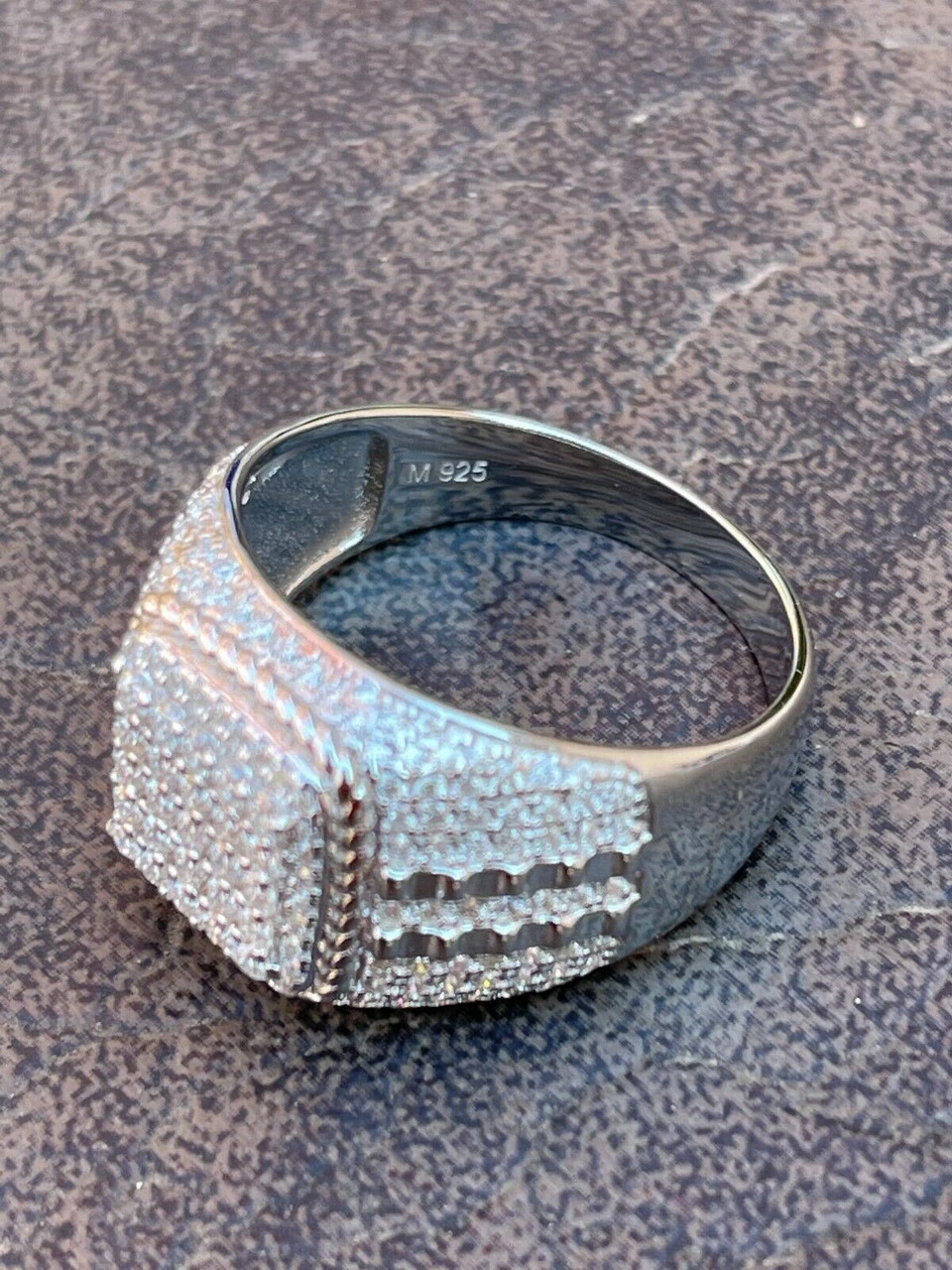 Real Mens Hip Hop Iced 2ct MOISSANITE Ring 925 Silver - Pass Diamond Test W. GRA 13 Real Mens Hip Hop Iced 2ct MOISSANITE Ring 925 Silver - Pass Diamond Test W. GRA - Image 11