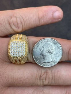 Real Mens Hip Hop Iced MOISSANITE Ring 14k Gold Vermeil Pass Diamond Test W. GRA 22 Real Mens Hip Hop Iced MOISSANITE Ring 14k Gold Vermeil Pass Diamond Test W. GRA -Harlem Bling Shop harlembling real mens hip hop iced moissanite ring 14k gold vermeil pass diamond test w gra 62342.1664361351