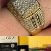 Real Mens Hip Hop Iced MOISSANITE Ring 14k Gold Vermeil Pass Diamond Test W. GRA 2 Real Mens Hip Hop Iced MOISSANITE Ring 14k Gold Vermeil Pass Diamond Test W. GRA -Harlem Bling Shop harlembling real mens hip hop iced moissanite ring 14k gold vermeil pass diamond test w gra 75760.1664355083