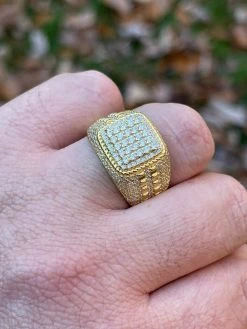 Real Mens Hip Hop Iced MOISSANITE Ring 14k Gold Vermeil Pass Diamond Test W. GRA 23 Real Mens Hip Hop Iced MOISSANITE Ring 14k Gold Vermeil Pass Diamond Test W. GRA -Harlem Bling Shop harlembling real mens hip hop iced moissanite ring 14k gold vermeil pass diamond test w gra 78763.1664355495