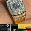 Real Men's Hip Hop Out Iced Moissanite Ring 14k Gold Vermeil Passes Diamond Test -Harlem Bling Shop harlembling real mens hip hop out iced moissanite ring 14k gold vermeil passes diamond test 43145.1664359879