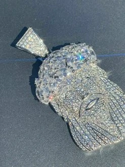 Real Mens Solid 925 Sterling Silver Jesus Piece Flooded Out Pendant Really Iced 16 Real Mens Solid 925 Sterling Silver Jesus Piece Flooded Out Pendant Really Iced -Harlem Bling Shop harlembling real mens solid 925 sterling silver jesus piece flooded out pendant really iced 01617.1664386461