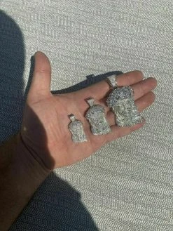 Real Mens Solid 925 Sterling Silver Jesus Piece Flooded Out Pendant Really Iced 15 Real Mens Solid 925 Sterling Silver Jesus Piece Flooded Out Pendant Really Iced -Harlem Bling Shop harlembling real mens solid 925 sterling silver jesus piece flooded out pendant really iced 76755.1664387961