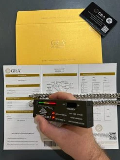 Real Miami Cuban Chain Necklace 925 Silver Baguette MOISSANITE Clasp Pass Tester -Harlem Bling Shop harlembling real miami cuban chain necklace 925 silver baguette moissanite clasp pass tester 27321.1679599526