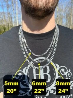 Real Miami Cuban Chain Necklace 925 Silver Baguette MOISSANITE Clasp Pass Tester -Harlem Bling Shop harlembling real miami cuban chain necklace 925 silver baguette moissanite clasp pass tester 95244.1679599519