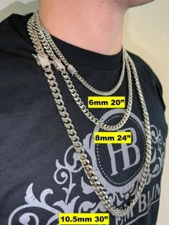 Real Miami Cuban Chain Necklace 925 Silver MOISSANITE Clasp Pass Diamond Tester 17 Real Miami Cuban Chain Necklace 925 Silver MOISSANITE Clasp Pass Diamond Tester -Harlem Bling Shop harlembling real miami cuban chain necklace 925 silver moissanite clasp pass diamond tester 55540.1664359179