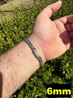 Real Miami Cuban Link Bracelet 925 Silver Baguette MOISSANITE Clasp Pass Tester 33 Real Miami Cuban Link Bracelet 925 Silver Baguette MOISSANITE Clasp Pass Tester -Harlem Bling Shop harlembling real miami cuban link bracelet 925 silver baguette moissanite clasp pass tester 70724.1679599541