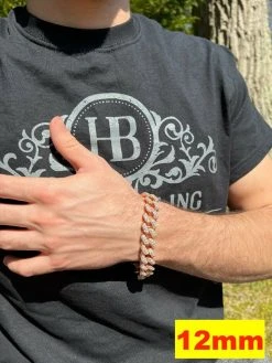 Real Miami Cuban Link Bracelet Iced MOISSANITE 14k Rose Gold 925 Sterling Silver 21 Real Miami Cuban Link Bracelet Iced MOISSANITE 14k Rose Gold 925 Sterling Silver -Harlem Bling Shop harlembling real miami cuban link bracelet iced moissanite 14k rose gold 925 sterling silver 96590.1664356560
