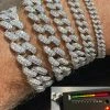 Real Miami Cuban Link Bracelet Iced MOISSANITE Out Solid 925 Sterling Silver ICY 1 Real Miami Cuban Link Bracelet Iced MOISSANITE Out Solid 925 Sterling Silver ICY -Harlem Bling Shop harlembling real miami cuban link bracelet iced moissanite out solid 925 sterling silver icy 91571.1664384602