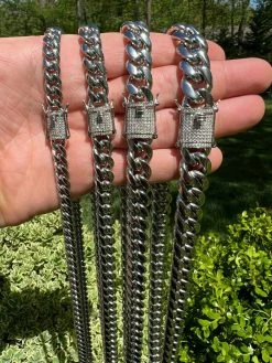 Real Miami Cuban Link Chain Necklace Iced MOISSANITE Clasp Passes Diamond Tester 25 Real Miami Cuban Link Chain Necklace Iced MOISSANITE Clasp Passes Diamond Tester -Harlem Bling Shop harlembling real miami cuban link chain necklace iced moissanite clasp passes diamond tester 50815.1664358358