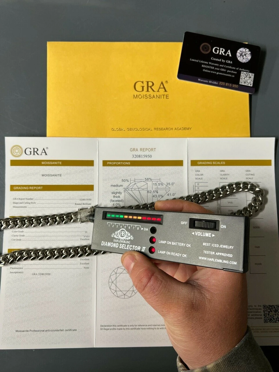 Real Miami Cuban Link Chain Necklace Iced MOISSANITE Clasp Passes Diamond Tester 12 Real Miami Cuban Link Chain Necklace Iced MOISSANITE Clasp Passes Diamond Tester - Image 10