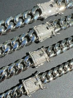 Real Miami Cuban Link Chain Necklace Iced MOISSANITE Clasp Passes Diamond Tester 19 Real Miami Cuban Link Chain Necklace Iced MOISSANITE Clasp Passes Diamond Tester -Harlem Bling Shop harlembling real miami cuban link chain necklace iced moissanite clasp passes diamond tester 95864.1664355965
