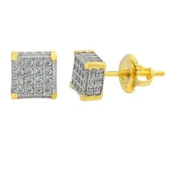 Real Moissanite 14k Gold Vermeil Iced Hip Hop Earrings Stud Pass Diamond Tester 20 Real Moissanite 14k Gold Vermeil Iced Hip Hop Earrings Stud Pass Diamond Tester -Harlem Bling Shop harlembling real moissanite 14k gold vermeil iced hip hop earrings stud pass diamond tester 05828.1664358147