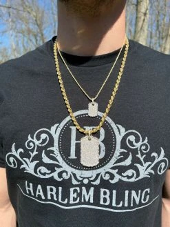 Real MOISSANITE 14k Gold Vermeil Silver Dog Tag Iced Hip Hop Pendant Necklace 17 Real MOISSANITE 14k Gold Vermeil Silver Dog Tag Iced Hip Hop Pendant Necklace -Harlem Bling Shop harlembling real moissanite 14k gold vermeil silver dog tag iced hip hop pendant necklace 74276.1664358258