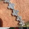 Real MOISSANITE 925 Silver 12mm Iced Baguette Clover Graduated Tennis Bracelet 2 Real MOISSANITE 925 Silver 12mm Iced Baguette Clover Graduated Tennis Bracelet -Harlem Bling Shop harlembling real moissanite 925 silver 12mm iced baguette clover graduated tennis bracelet 49102.1697597198