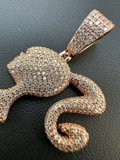 Real MOISSANITE 925 Silver Barbie Doll Pendant Necklace 14k Gold Plated Iced 38 Real MOISSANITE 925 Silver Barbie Doll Pendant Necklace 14k Gold Plated Iced -Harlem Bling Shop harlembling real moissanite 925 silver barbie doll pendant necklace 14k gold plated iced 06506.1692406046