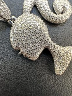 Real MOISSANITE 925 Silver Barbie Doll Pendant Necklace 14k Gold Plated Iced 39 Real MOISSANITE 925 Silver Barbie Doll Pendant Necklace 14k Gold Plated Iced -Harlem Bling Shop harlembling real moissanite 925 silver barbie doll pendant necklace 14k gold plated iced 81216.1692406064