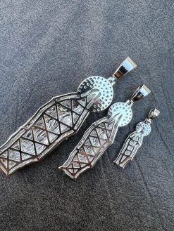 Real MOISSANITE 925 Silver Virgin Mary Guadalupe Pendant Iced Necklace - 3 Sizes 27 Real MOISSANITE 925 Silver Virgin Mary Guadalupe Pendant Iced Necklace - 3 Sizes -Harlem Bling Shop harlembling real moissanite 925 silver virgin mary guadalupe pendant iced necklace 3 sizes 67504.1670514711