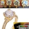 Real Moissanite Engagement Promise Ring 14k Gold Plated 925 Silver 1.2-4.2ct -Harlem Bling Shop harlembling real moissanite engagement promise ring 14k gold plated 925 silver 1.2 4.2ct 05963.1664300043