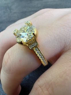Real Moissanite Engagement Promise Ring 14k Gold Plated 925 Silver 1.2-4.2ct 19 Real Moissanite Engagement Promise Ring 14k Gold Plated 925 Silver 1.2-4.2ct -Harlem Bling Shop harlembling real moissanite engagement promise ring 14k gold plated 925 silver 1.2 4.2ct 13959.1664300211