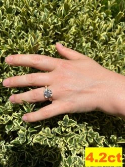 Real Moissanite Engagement Promise Ring 14k Gold Plated 925 Silver 1.2-4.2ct 21 Real Moissanite Engagement Promise Ring 14k Gold Plated 925 Silver 1.2-4.2ct -Harlem Bling Shop harlembling real moissanite engagement promise ring 14k gold plated 925 silver 1.2 4.2ct 21076.1664300427