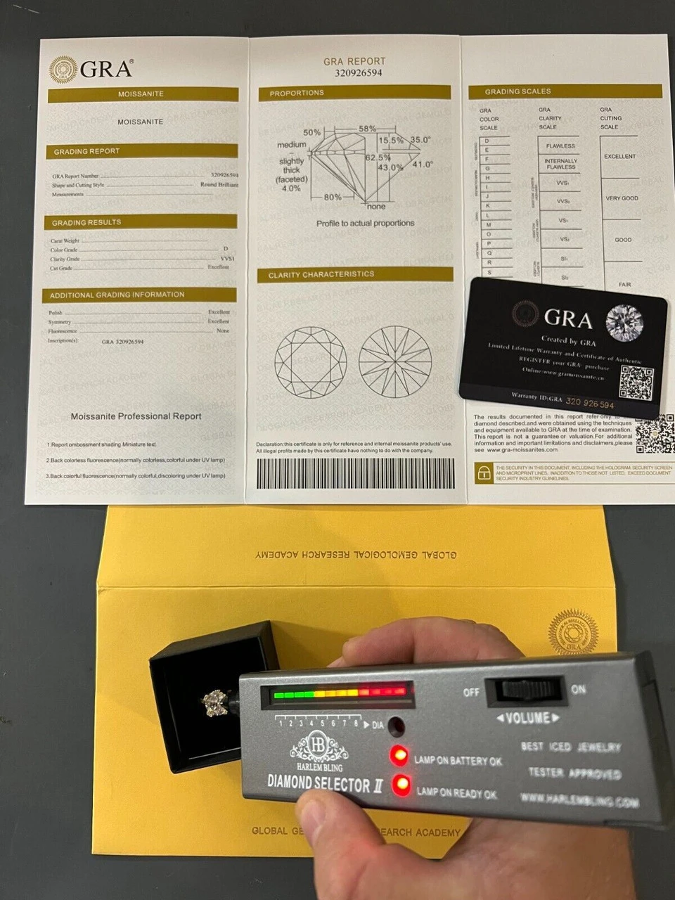 Real Moissanite Engagement Promise Ring 14k Gold Plated 925 Silver 1.2-4.2ct 6 Real Moissanite Engagement Promise Ring 14k Gold Plated 925 Silver 1.2-4.2ct - Image 4