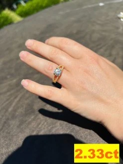 Real Moissanite Engagement Promise Ring 14k Gold Plated 925 Silver Diamond Test 20 Real Moissanite Engagement Promise Ring 14k Gold Plated 925 Silver Diamond Test -Harlem Bling Shop harlembling real moissanite engagement promise ring 14k gold plated 925 silver diamond test 12206.1664300272