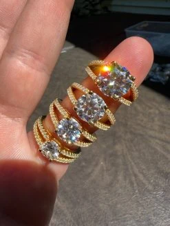 Real Moissanite Engagement Promise Ring 14k Gold Plated 925 Silver Diamond Test 17 Real Moissanite Engagement Promise Ring 14k Gold Plated 925 Silver Diamond Test -Harlem Bling Shop harlembling real moissanite engagement promise ring 14k gold plated 925 silver diamond test 25927.1664302826