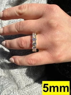 Real Moissanite Eternity Band Wedding Ring Diamond Test 14k Gold Over 925 Silver -Harlem Bling Shop harlembling real moissanite eternity band wedding ring diamond test 14k gold over 925 silver 50736.1676398826