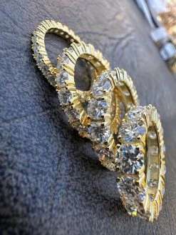 Real Moissanite Eternity Band Wedding Ring Diamond Test 14k Gold Over 925 Silver -Harlem Bling Shop harlembling real moissanite eternity band wedding ring diamond test 14k gold over 925 silver 57945.1676398844