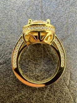 Real MOISSANITE Halo Engagement Promise Ring 14k Gold Plated 925 Silver All Size 25 Real MOISSANITE Halo Engagement Promise Ring 14k Gold Plated 925 Silver All Size -Harlem Bling Shop harlembling real moissanite halo engagement promise ring 14k gold plated 925 silver all size 37621.1664543937