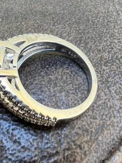 Real Moissanite Halo Engagement Promise Ring 925 Silver Diamond Test ✅ 4 Sizes -Harlem Bling Shop harlembling real moissanite halo engagement promise ring 925 silver diamond test 4 sizes 03041.1664301381