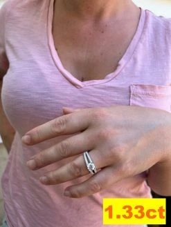 Real Moissanite Halo Engagement Promise Ring 925 Silver Diamond Test ✅ 4 Sizes -Harlem Bling Shop harlembling real moissanite halo engagement promise ring 925 silver diamond test 4 sizes 41518.1664302818