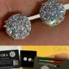 Real MOISSANITE Iced Hip Hop Mens Earrings Cluster Round Studs Pass Diamond Test 1 Real MOISSANITE Iced Hip Hop Mens Earrings Cluster Round Studs Pass Diamond Test -Harlem Bling Shop harlembling real moissanite iced hip hop mens earrings cluster round studs pass diamond test 34097.1664356953