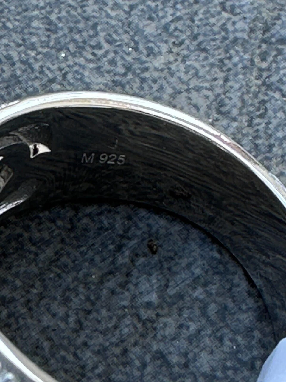 Real MOISSANITE Large Initial Letter Ring Iced Baguette Hip Hop 925 Silver A-Z 10 Real MOISSANITE Large Initial Letter Ring Iced Baguette Hip Hop 925 Silver A-Z - Image 8