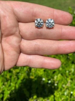 Real Moissanite Pushback Stud Earrings 14k Gold Plated 925 Silver Hip Hop 3-10mm 23 Real Moissanite Pushback Stud Earrings 14k Gold Plated 925 Silver Hip Hop 3-10mm -Harlem Bling Shop harlembling real moissanite pushback stud earrings 14k gold plated 925 silver hip hop 3 10mm 24150.1685568951