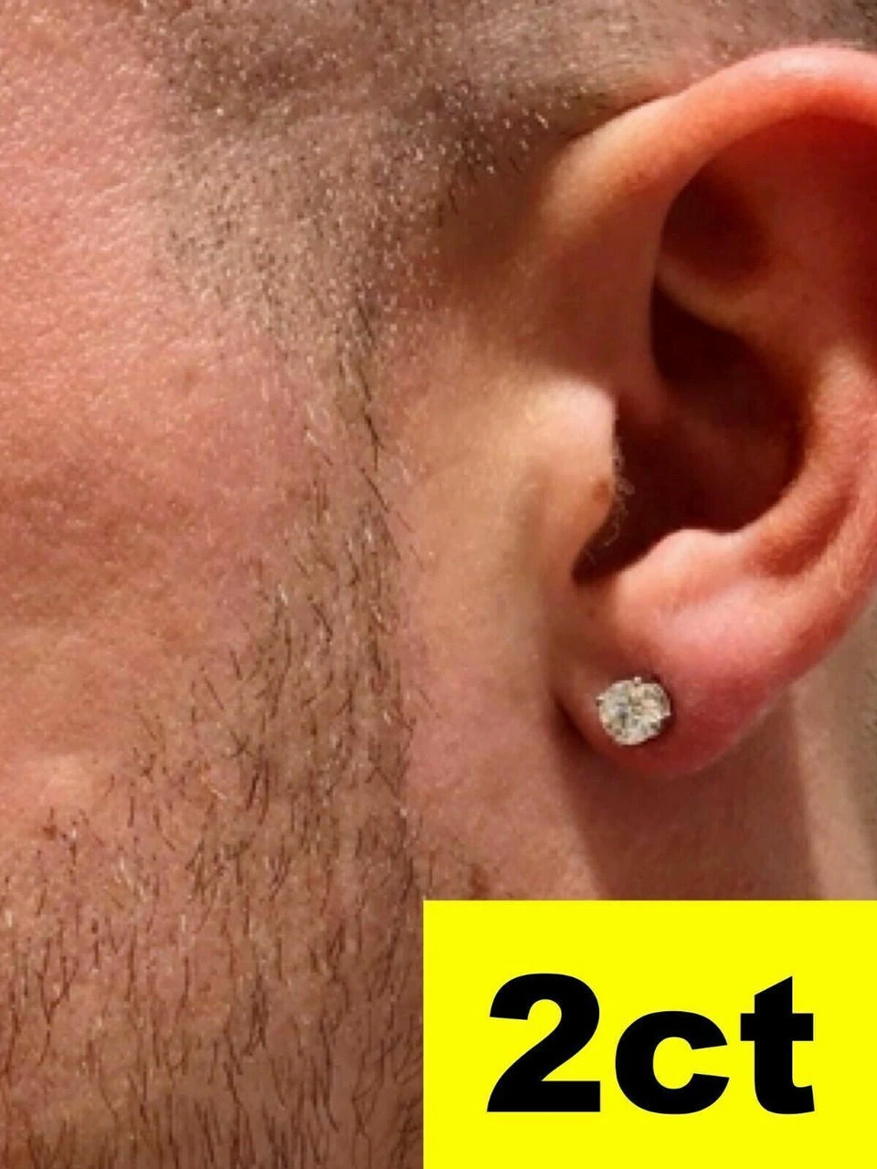 Real Moissanite Pushback Stud Earrings 14k Gold Plated 925 Silver Hip Hop 3-10mm 18 Real Moissanite Pushback Stud Earrings 14k Gold Plated 925 Silver Hip Hop 3-10mm - Image 16