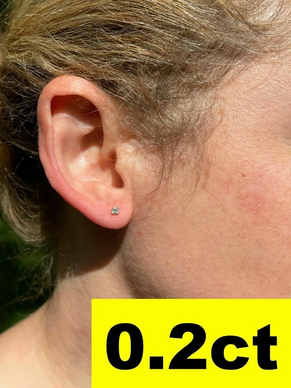 Real Moissanite Pushback Stud Earrings 14k Gold Plated 925 Silver Hip Hop 3-10mm 10 Real Moissanite Pushback Stud Earrings 14k Gold Plated 925 Silver Hip Hop 3-10mm - Image 8