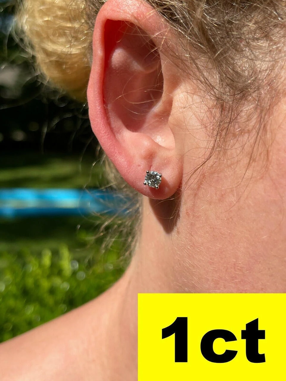 Real Moissanite Pushback Stud Earrings 925 Silver Hip Hop Mens Ladies 3mm-10mm 7 Real Moissanite Pushback Stud Earrings 925 Silver Hip Hop Mens Ladies 3mm-10mm - Image 5