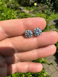 Real Moissanite Pushback Stud Earrings 925 Silver Hip Hop Mens Ladies 3mm-10mm 34 Real Moissanite Pushback Stud Earrings 925 Silver Hip Hop Mens Ladies 3mm-10mm -Harlem Bling Shop harlembling real moissanite pushback stud earrings 925 silver hip hop mens ladies 3mm 10mm 39597.1685569020