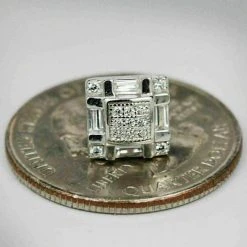 Real MOISSANITE Silver Iced Baguette Hip Hop Earrings Studs Pass Diamond Tester 19 Real MOISSANITE Silver Iced Baguette Hip Hop Earrings Studs Pass Diamond Tester -Harlem Bling Shop harlembling real moissanite silver iced baguette hip hop earrings studs pass diamond tester 33252.1664358663