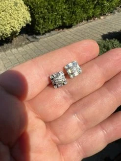 Real MOISSANITE Silver Iced Baguette Hip Hop Earrings Studs Pass Diamond Tester 17 Real MOISSANITE Silver Iced Baguette Hip Hop Earrings Studs Pass Diamond Tester -Harlem Bling Shop harlembling real moissanite silver iced baguette hip hop earrings studs pass diamond tester 68047.1664359825