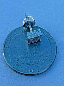 Real Moissanite Silver Small Cube Iced Hip Hop Earrings Stud Pass Diamond Tester 21 Real Moissanite Silver Small Cube Iced Hip Hop Earrings Stud Pass Diamond Tester -Harlem Bling Shop harlembling real moissanite silver small cube iced hip hop earrings stud pass diamond tester 06932.1664360360