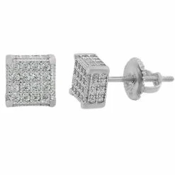Real Moissanite Silver Small Cube Iced Hip Hop Earrings Stud Pass Diamond Tester 23 Real Moissanite Silver Small Cube Iced Hip Hop Earrings Stud Pass Diamond Tester -Harlem Bling Shop harlembling real moissanite silver small cube iced hip hop earrings stud pass diamond tester 53599.1664356746