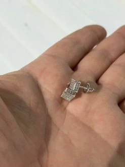 Real Moissanite Silver Small Cube Iced Hip Hop Earrings Stud Pass Diamond Tester 17 Real Moissanite Silver Small Cube Iced Hip Hop Earrings Stud Pass Diamond Tester -Harlem Bling Shop harlembling real moissanite silver small cube iced hip hop earrings stud pass diamond tester 75943.1664355759